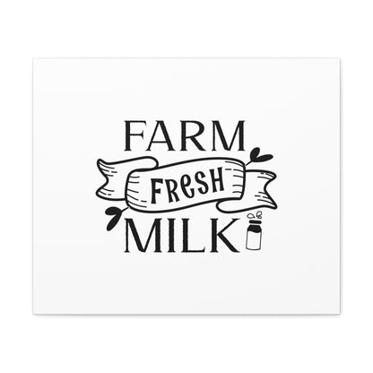 Farm Fresh Milk, Kitchen quote canvas prints, Kitchen wall decor quotes, Kitchen canvas art, Funny kitchen quotes on canvas, Inspirational kitchen quotes 24″ x 20″ Premium Gallery Wraps (1.25″)