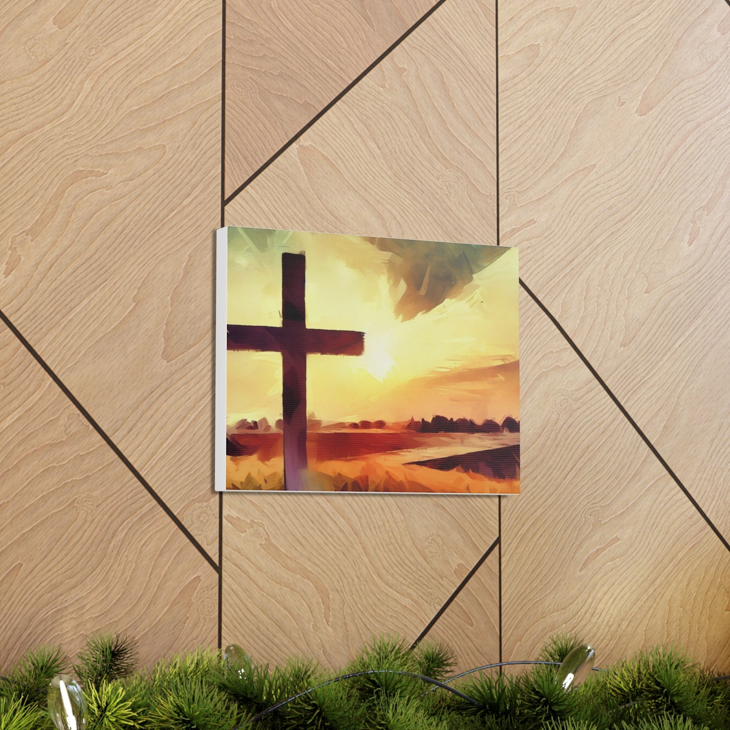 Christian Wall Art, Cross Wall Art, Canvas Gallery Wraps, Christian Country, Christian Art - SaviTraviDesigns