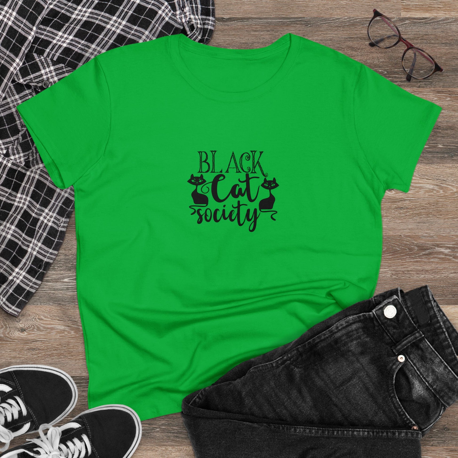 Black Cat Society, Halloween Graphic Shirts, Spooky Halloween Shirts, Scary Halloween Shirt Designs, Cute Halloween Graphic Tees, Funny Halloween Shirt Ideas