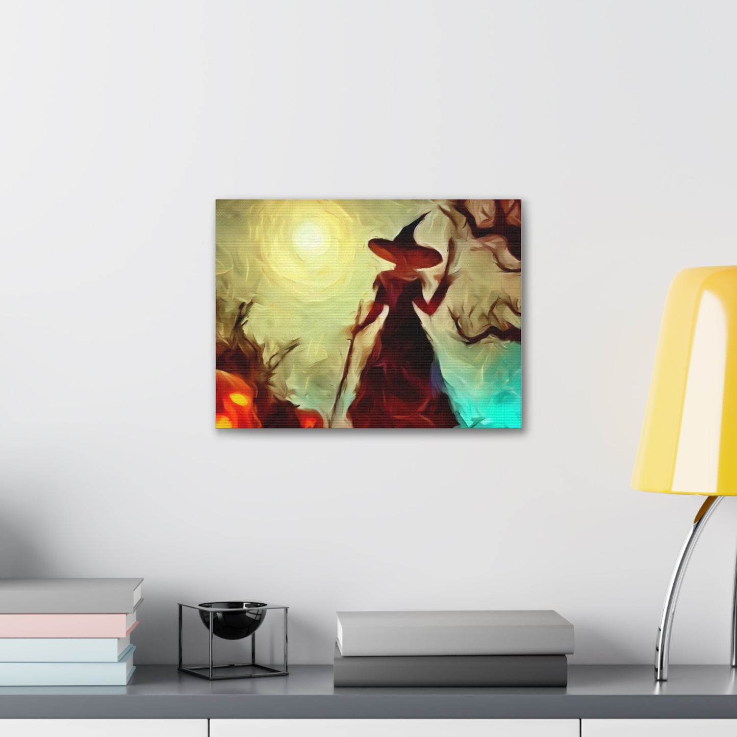 Halloween art, Witch canvas prints, Scary Halloween decor, Halloween home decor, Halloween wall, Gothic wall decor, Canvas Gallery Wraps - SaviTraviDesigns