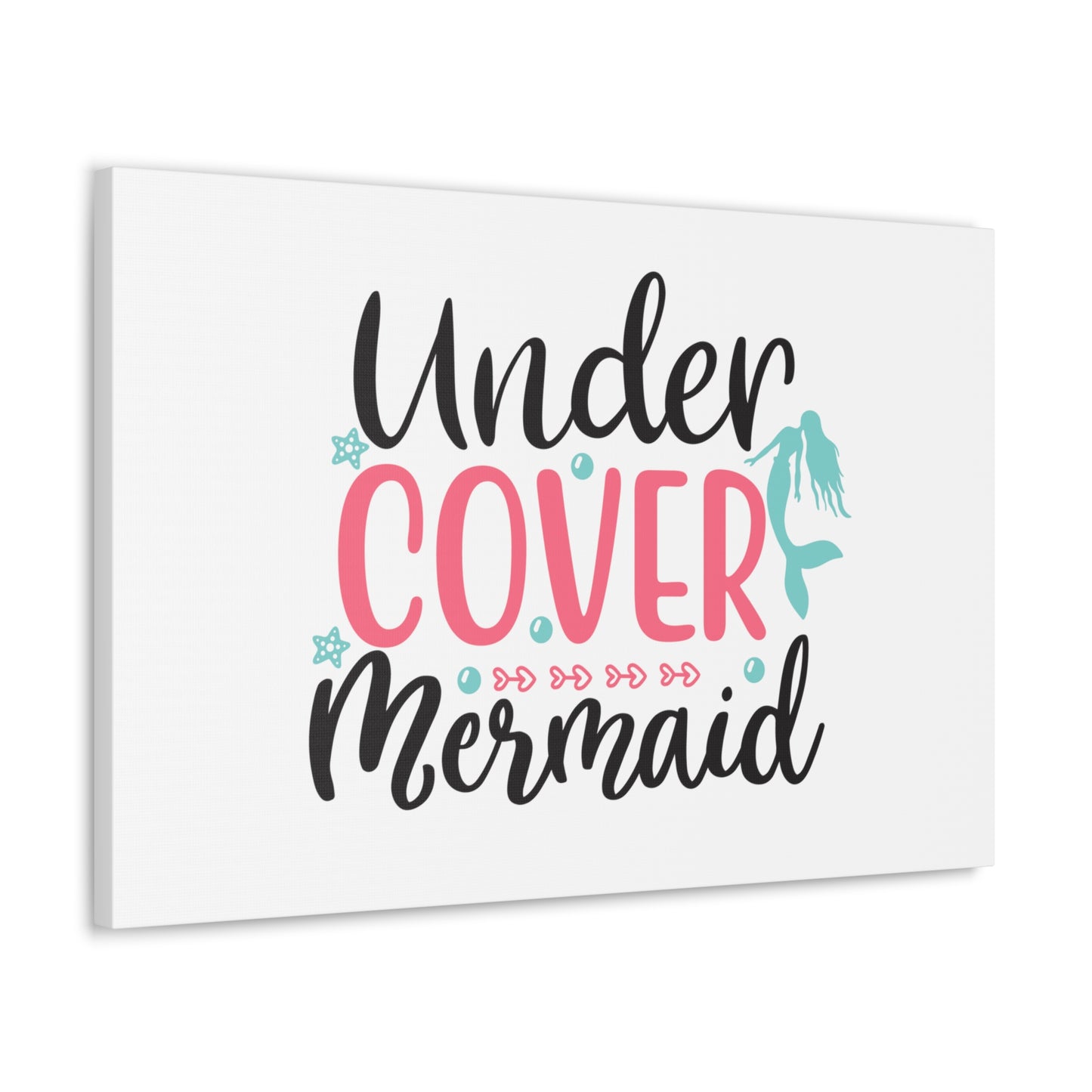 Under Cover Mermaid, Mermaid Wall Art, Coastal Mermaid Decor, Beach House Mermaid Signs, Nautical Mermaid Decor, Mermaid Nursery Wall Decor - SaviTraviDesigns