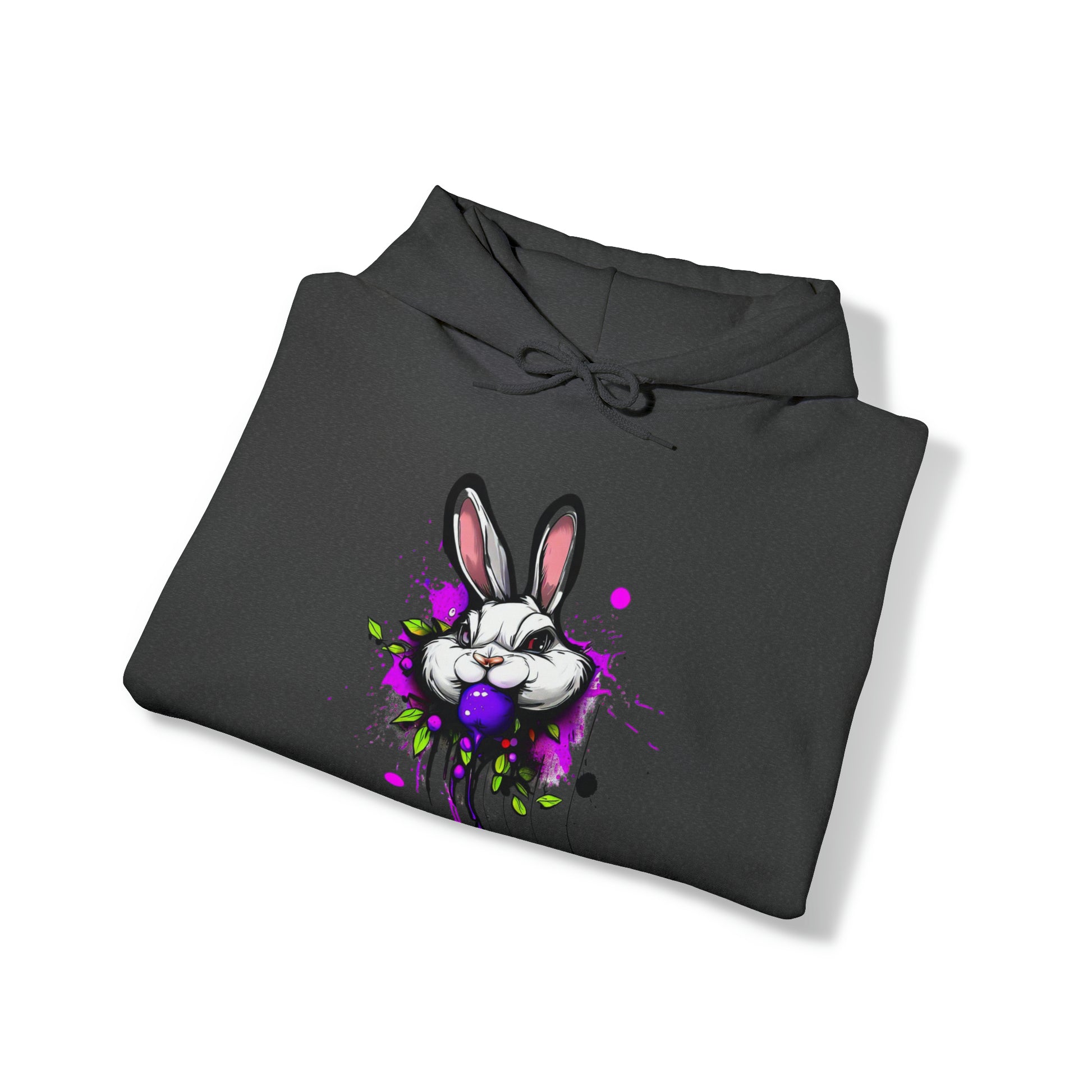 Bunny Hoodie, Graffiti Hoodie, Graffiti Sweatshirt, Bunny Urban art, Hooded Sweatshirt