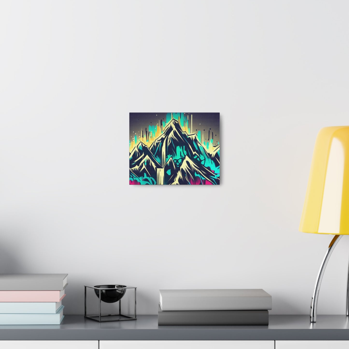 Blue Mountain, Graffiti-inspired home decor, Modern street art prints, Graffiti wall art, Street art canvas art, Graffiti artist prints - SaviTraviDesigns