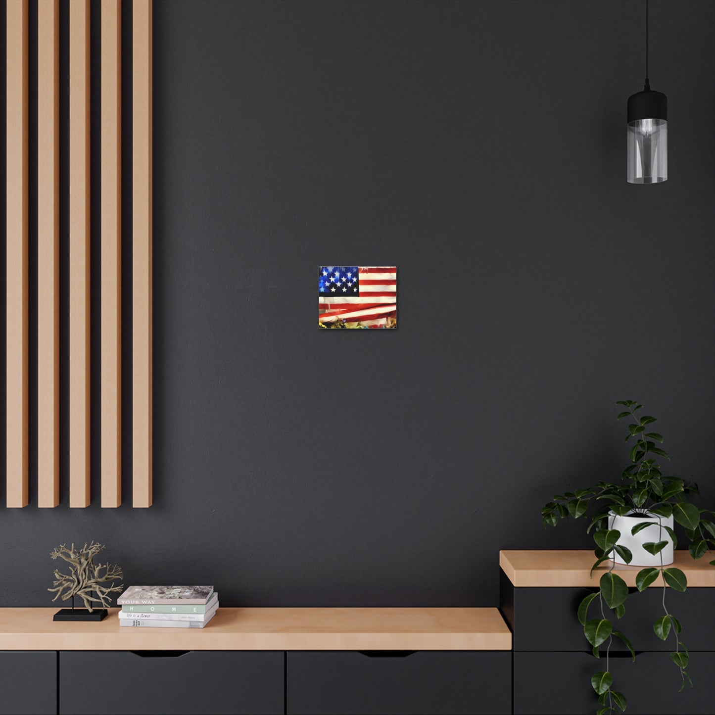 American Flag wall art, Flag wall art, Canvas Gallery Wraps - SaviTraviDesigns