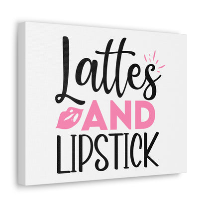 Lattes and Lipstick, Daily inspiration, Beauty within, Empowering quotes, Life lessons, Inspirational sayings, Natural beauty quotes, Confidence boosters 14″ x 11″ Premium Gallery Wraps (1.25″)