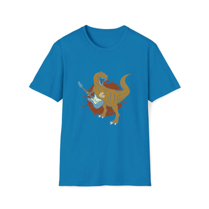 Rockstar Dino |Beach Lifestyle Shirts | Summer Vibe Apparel Sapphire