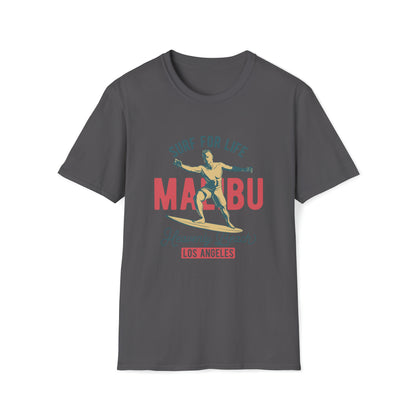 Malibu Heavenly Beach |Beach Lifestyle Shirts | Summer Vibe Apparel Charcoal