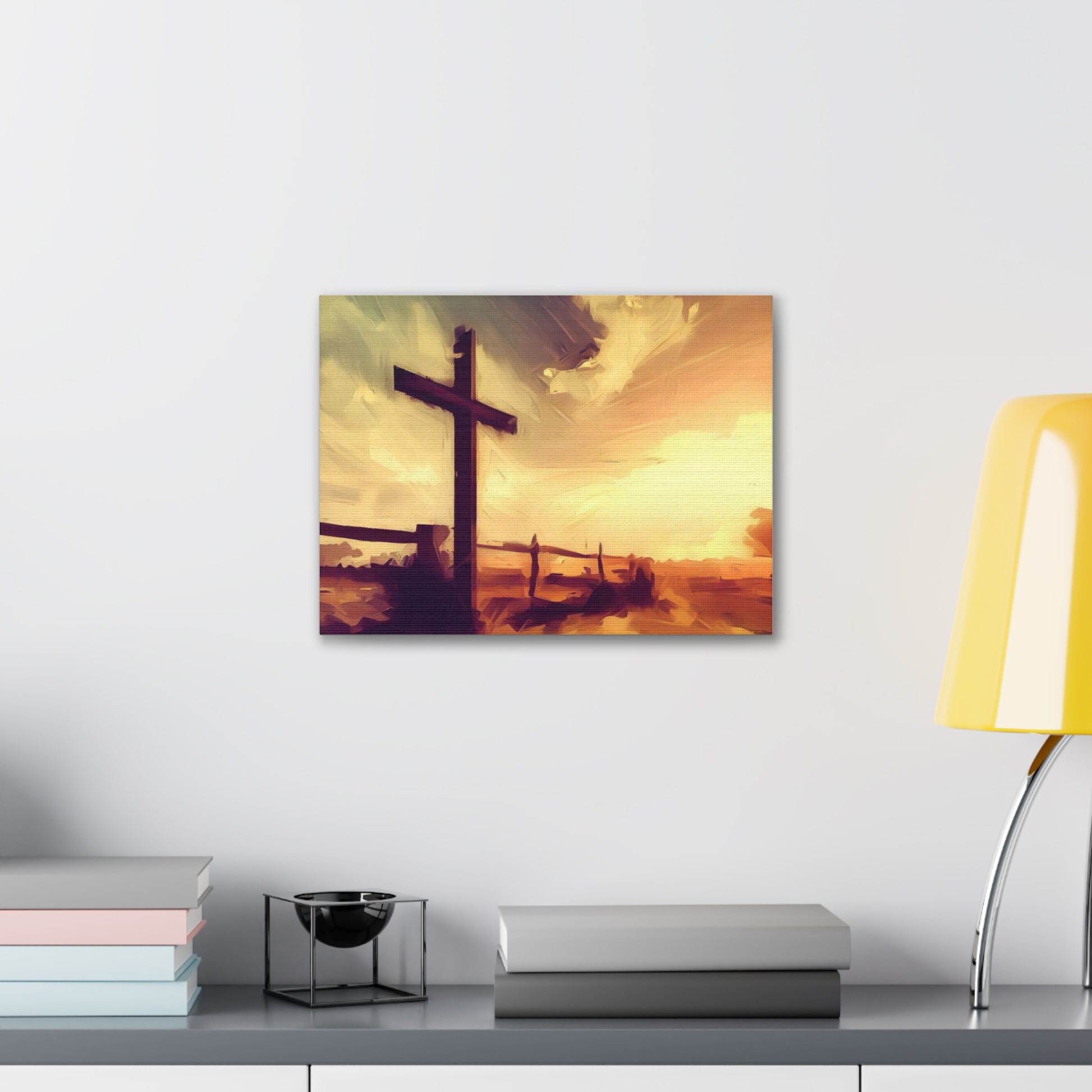 Christian wall art, Cross wall art, Country art, farm art, Canvas Gallery Wraps - SaviTraviDesigns