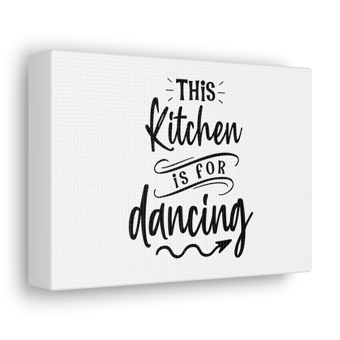 This Kitchen Is For Dancing, Kitchen quote canvas prints, Kitchen wall decor quotes, Kitchen canvas art, Funny kitchen quotes on canvas, Inspirational kitchen quotes