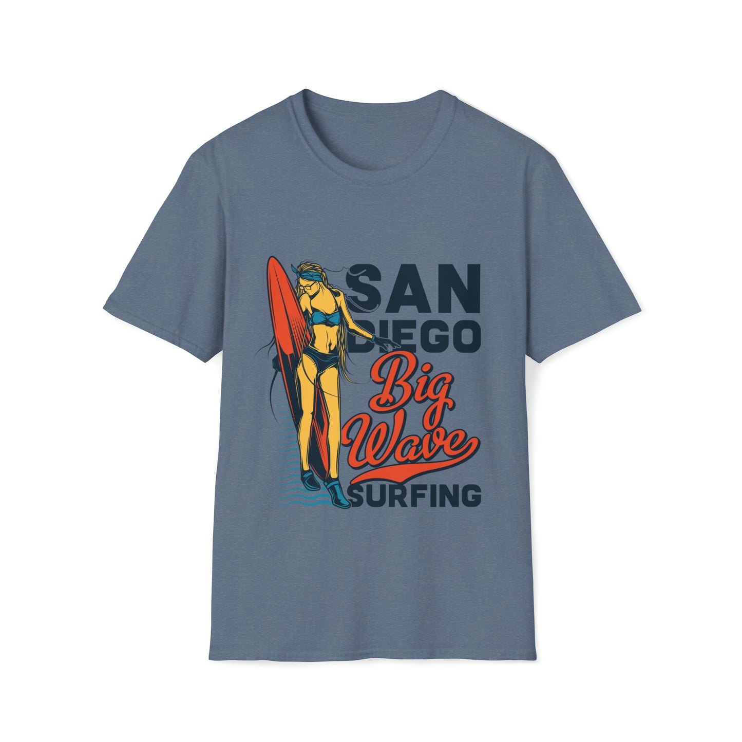 San Diego Big Wave Surfing, Beachwear Graphics, Tropical T-Shirt Designs, Ocean-Inspired Shirts, Surfing Graphics, Sun and Sand Apparel, Summer Wardrobe Essentials - SaviTraviDesigns