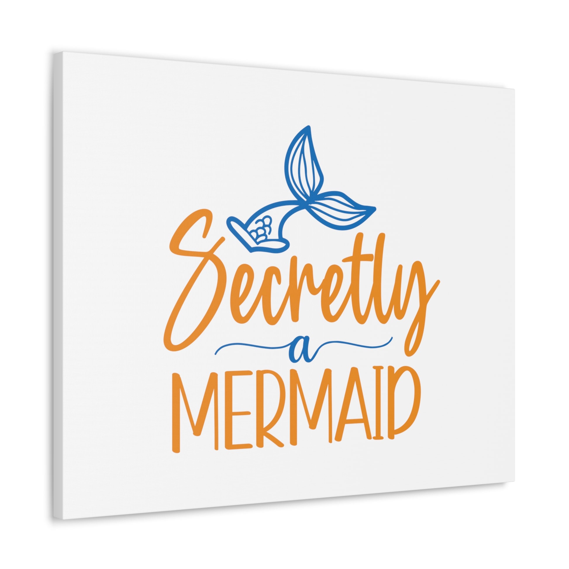 Secretly A Mermaid, Mermaid Wall Art, Coastal Mermaid Decor, Beach House Mermaid Signs, Nautical Mermaid Decor, Mermaid Nursery Wall Decor - SaviTraviDesigns