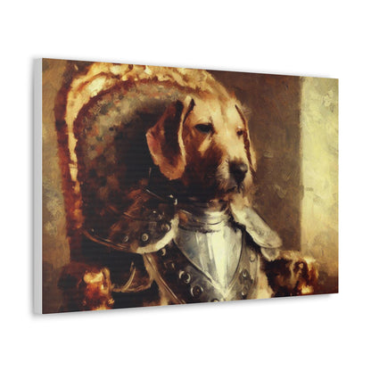 Fancy Dog, Canvas Dog Art, Dog Wall Art, Canine Canvas Art,Canvas Gallery Wraps