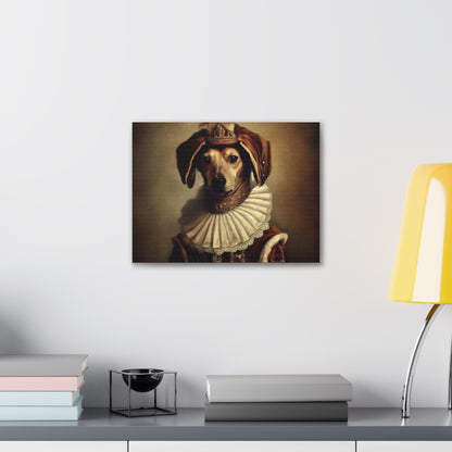 Fancy Dog, Canvas Dog Art, Dog Wall Art, Canine Canvas Art,Canvas Gallery Wraps, Pet Art