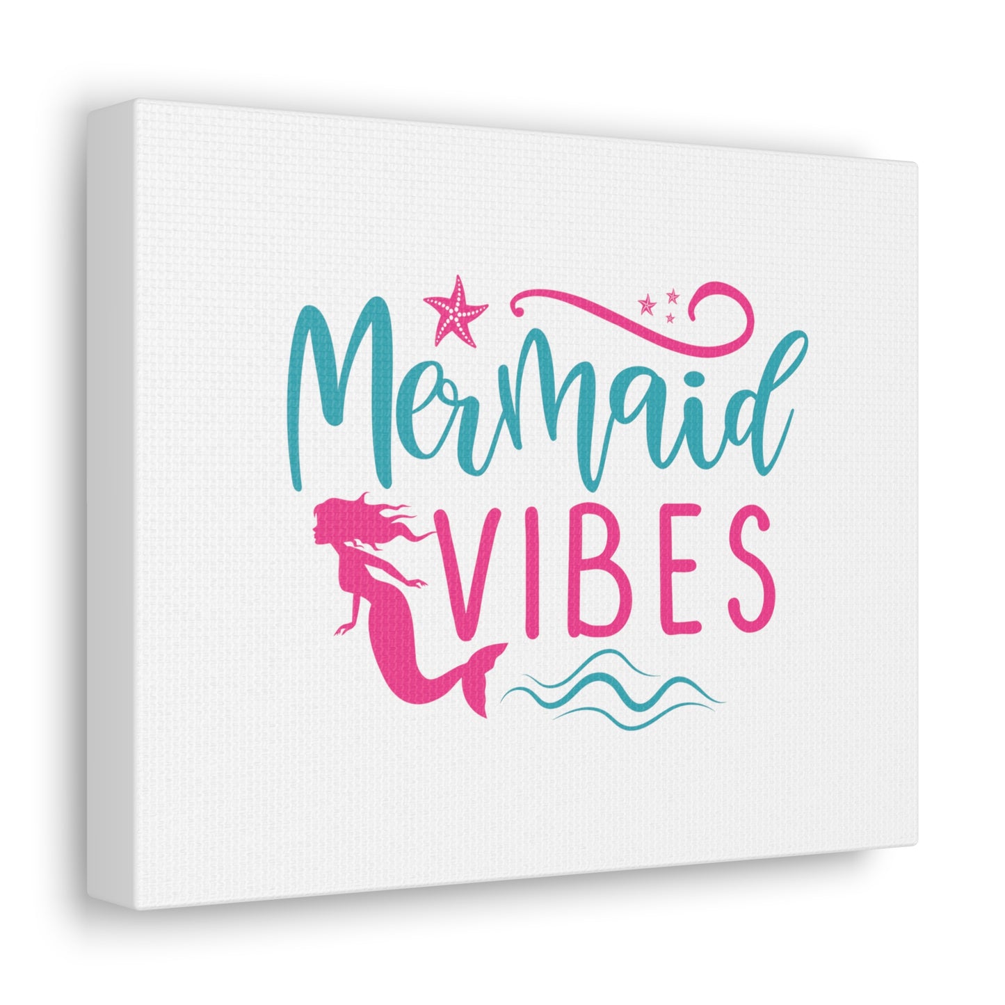 Mermaid Vibes, Mermaid Wall Art, Coastal Mermaid Decor, Beach House Mermaid Signs, Nautical Mermaid Decor, Mermaid Nursery Wall Decor - SaviTraviDesigns