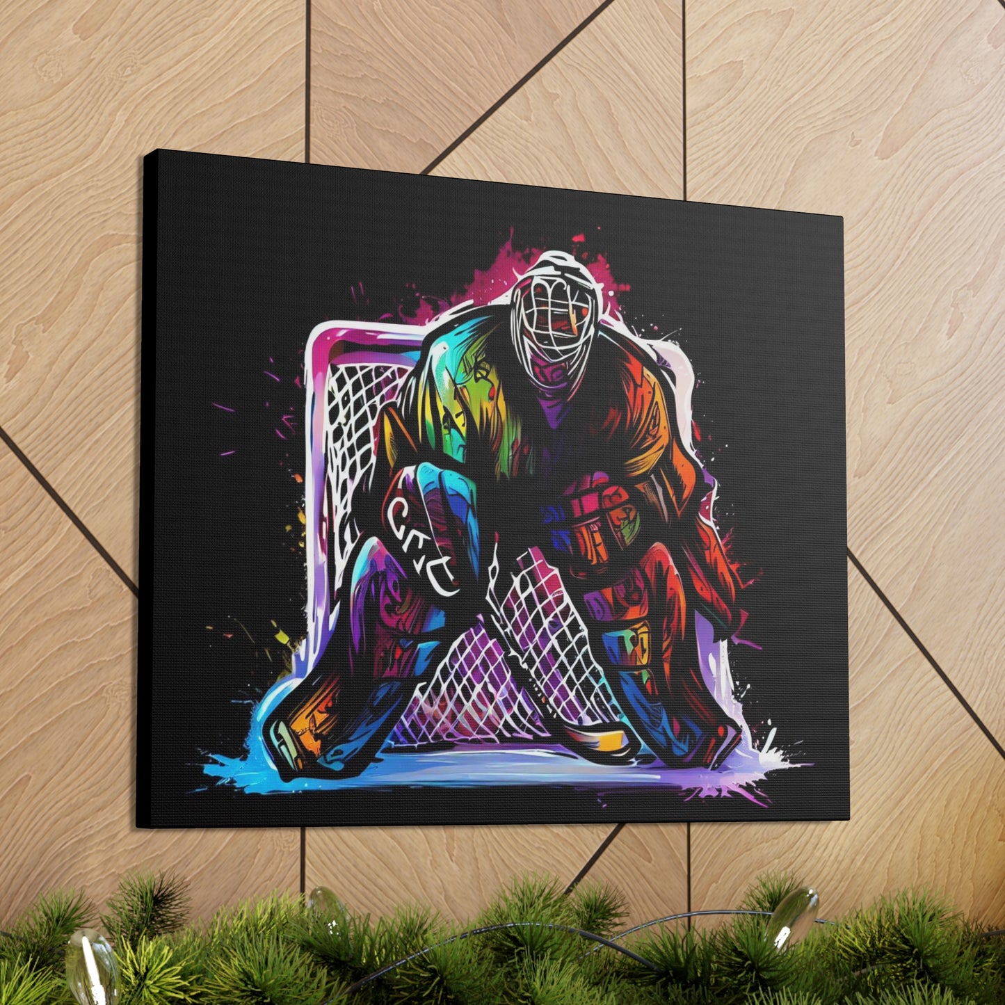 Hockey Canvas print, Graffiti canvas prints, Spray can art paintings, Street art canvas art, Urban graffiti artwork, Graffiti wall decor