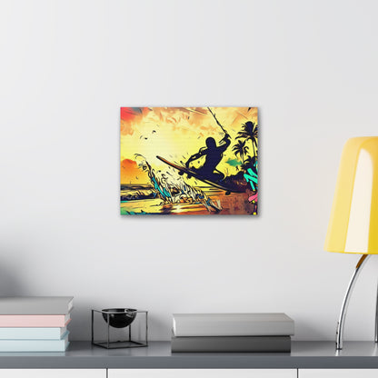 Kiteboarding, Graffiti art prints, Street art canvas, Urban art decor, Graffiti-style wall art, Graffiti canvas prints, Street art posters - SaviTraviDesigns