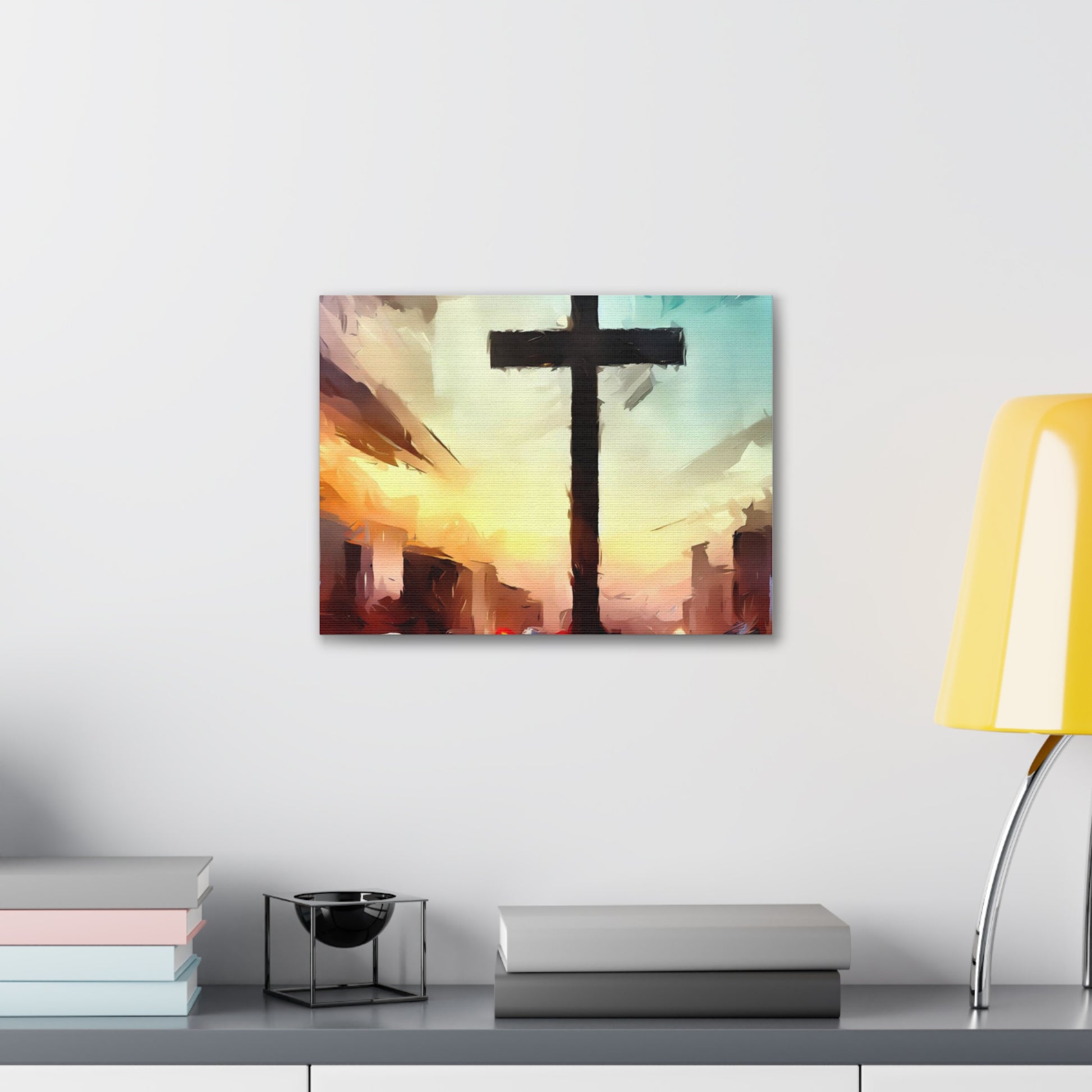 Christian wall art, Cross wall art, City art, Canvas Gallery Wraps - SaviTraviDesigns