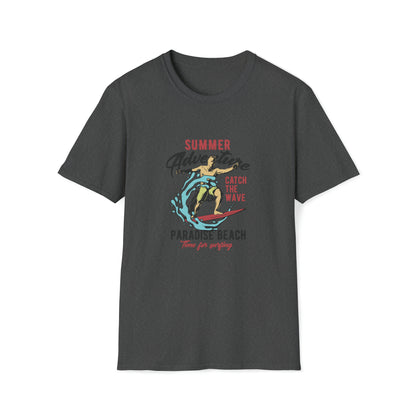 Summer Adventure Paradise Beach |Beach Lifestyle Shirts | Summer Vibe Apparel Dark Heather