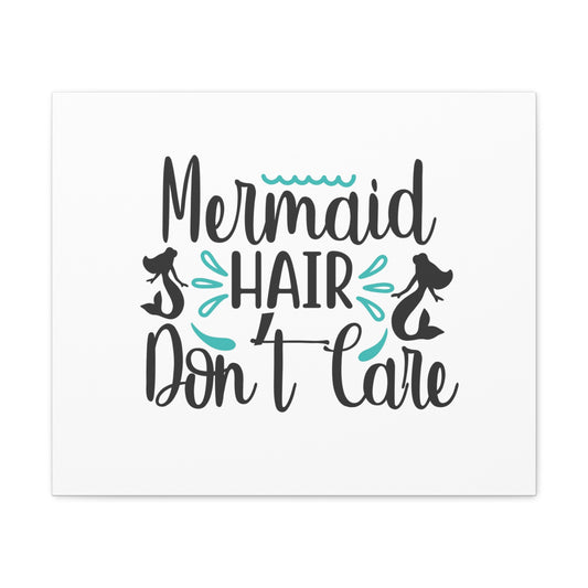 Mermaid Hair Don't Care, Mermaid Wall Art, Coastal Mermaid Decor, Beach House Mermaid Signs, Nautical Mermaid Decor, Mermaid Nursery Wall Decor - SaviTraviDesigns