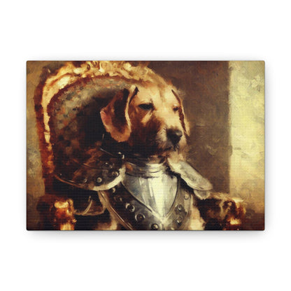 Fancy Dog, Canvas Dog Art, Dog Wall Art, Canine Canvas Art,Canvas Gallery Wraps 7" x 5" Premium Gallery Wraps (1.25″)