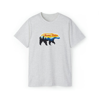 Mama Bear Tshirt, Outdoor Graphic T-shirt, Adventure T-Shirts, Nature Tees, Hiking T-Shirts, Camping Graphic Shirts, Mountain Tee Shirts - SaviTraviDesigns