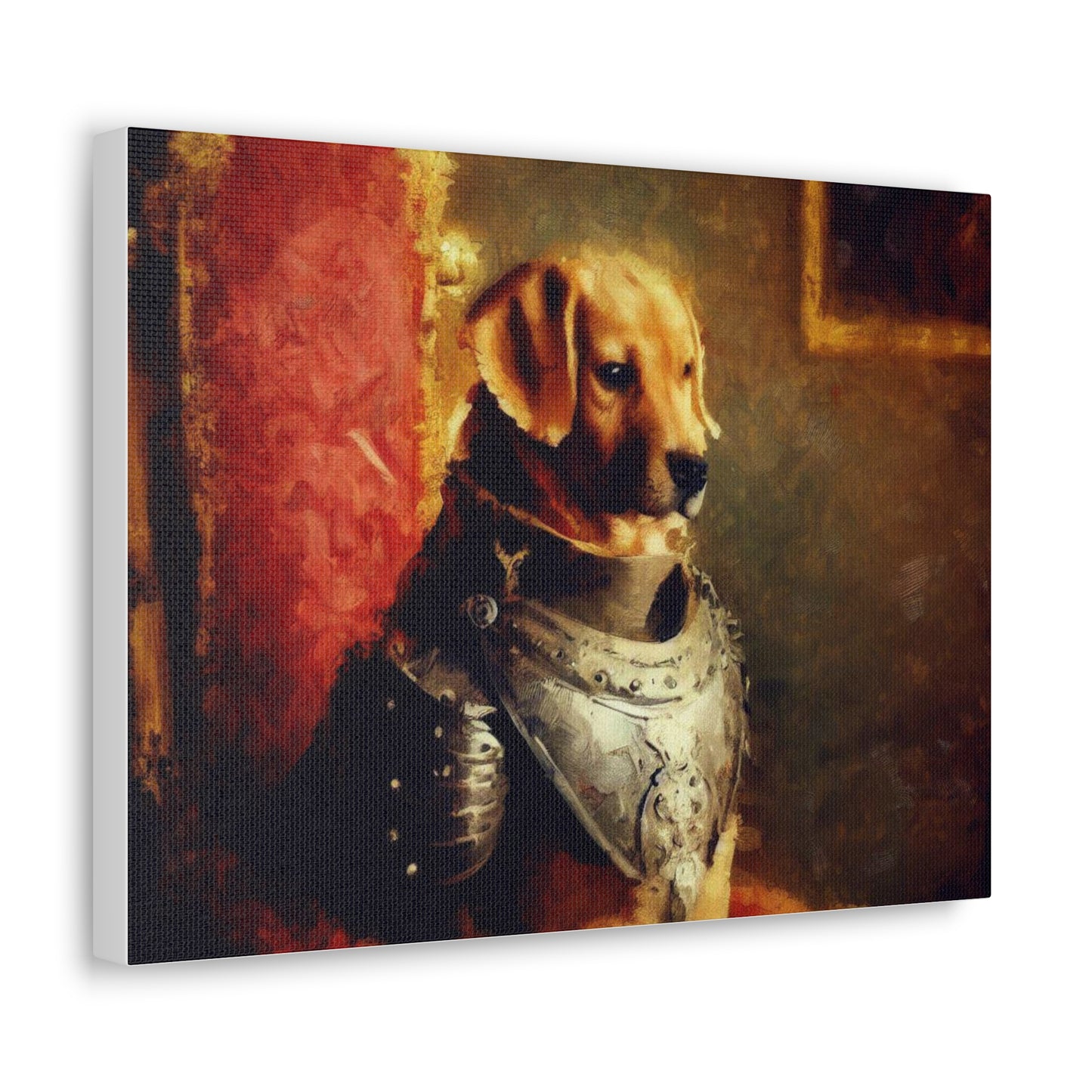 Fancy Dog, Canvas Dog Art, Dog Wall Art, Canine Canvas Art,Canvas Gallery Wraps, Pet Art, King Dog