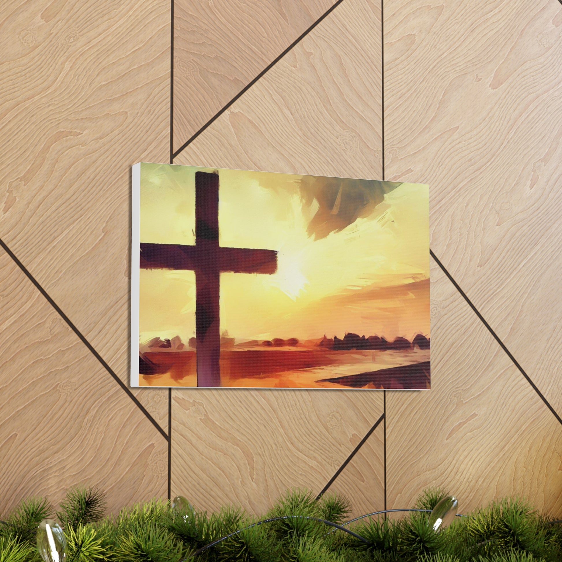 Christian Wall Art, Cross Wall Art, Canvas Gallery Wraps, Christian Country, Christian Art - SaviTraviDesigns