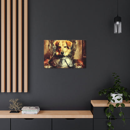 Fancy Dog, Canvas Dog Art, Dog Wall Art, Canine Canvas Art, Canvas Gallery Wraps