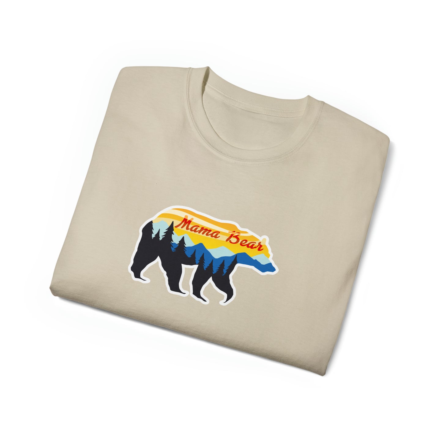 Mama Bear Tshirt, Outdoor Graphic T-shirt, Adventure T-Shirts, Nature Tees, Hiking T-Shirts, Camping Graphic Shirts, Mountain Tee Shirts - SaviTraviDesigns