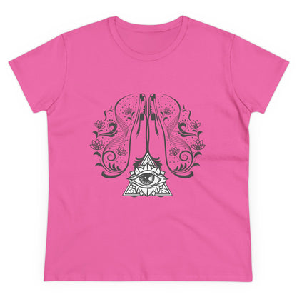 Meditation T-Shirts, Yoga Graphic Tees, Mindfulness Apparel, Zen T-Shirts, Spiritual Shirts, Chakra Tees, Womens T-Shirt