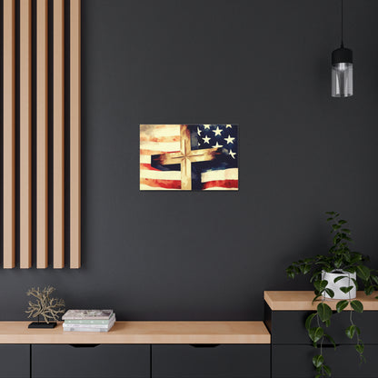 Christian wall art, Flag wall art, Canvas Gallery Wraps - SaviTraviDesigns