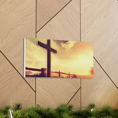 Christian wall art, Cross wall art, Country art, farm art, Canvas Gallery Wraps - SaviTraviDesigns