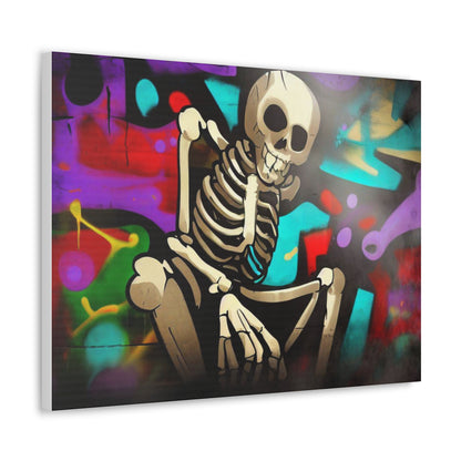 Halloween art, Skeleton canvas prints, Scary Halloween decor, Halloween home decor, Halloween wall, Gothic wall decor, Canvas Gallery Wraps - SaviTraviDesigns