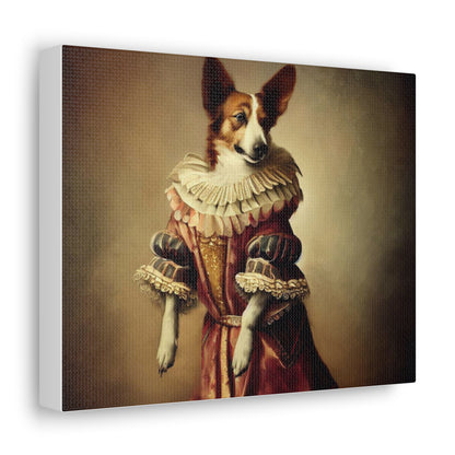 Fancy Dog, Canvas Dog Art, Dog Wall Art, Canine Canvas Art,Canvas Gallery Wraps, Pet Art