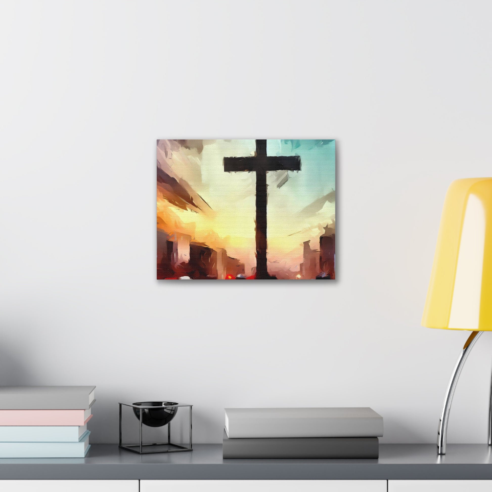 Christian wall art, Cross wall art, City art, Canvas Gallery Wraps - SaviTraviDesigns