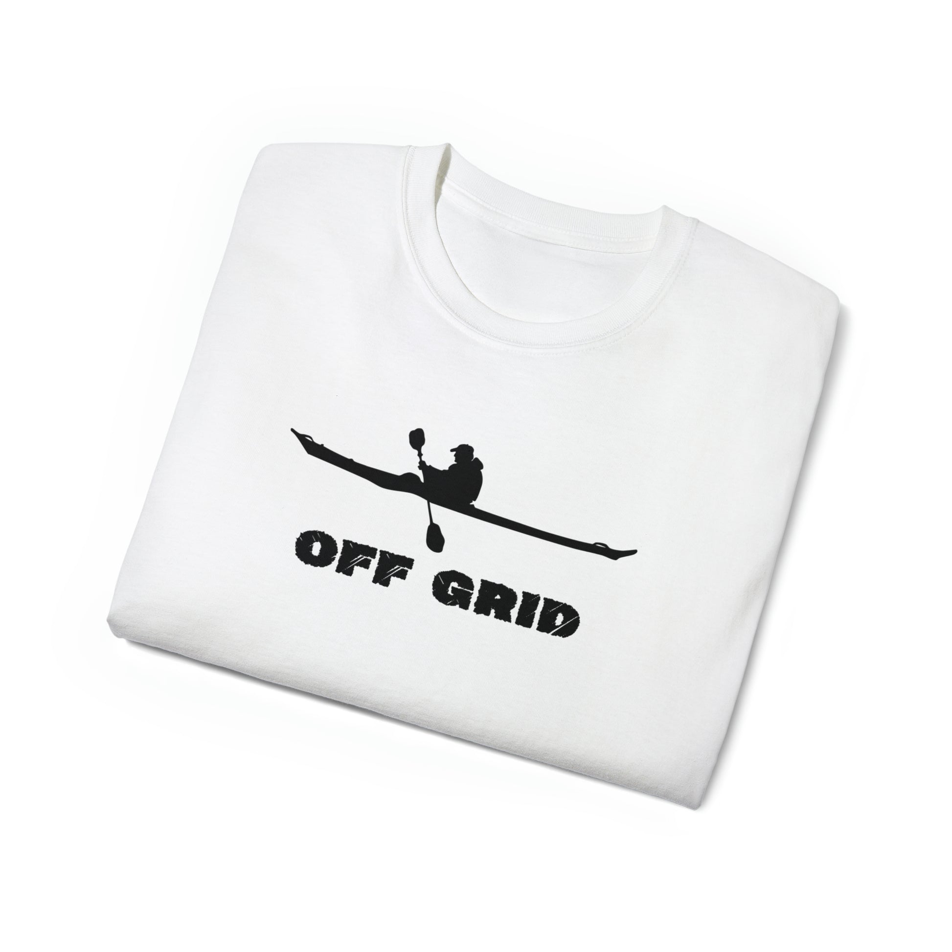 Off Grid T-Shirt, Kayak T-Shirt, Outdoor Graphic T-shirt, Adventure T-Shirts, Nature-Inspired Tees, Hiking T-Shirts, Camping Graphic Shirts - SaviTraviDesigns