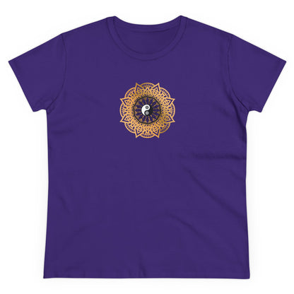 Namaste Energy Yoga and Mandala Design T Shirt with Boho Style