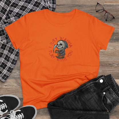 I Just Want To Play With You, Halloween Graphic Shirts, Spooky Halloween Shirts, Scary Halloween Shirt Designs, Cute Halloween Graphic Tees, Funny Halloween Shirt Ideas