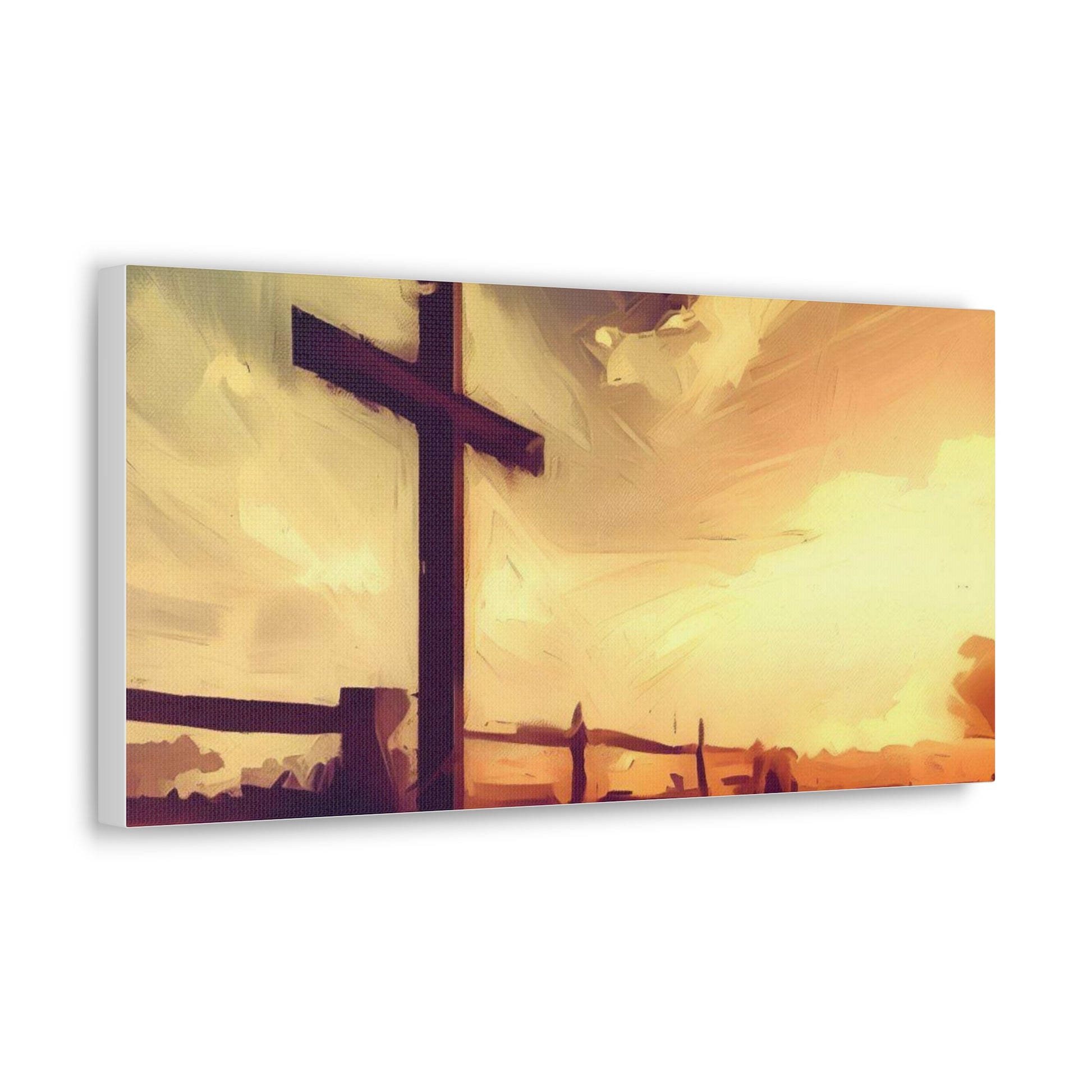 Christian wall art, Cross wall art, Country art, farm art, Canvas Gallery Wraps - SaviTraviDesigns