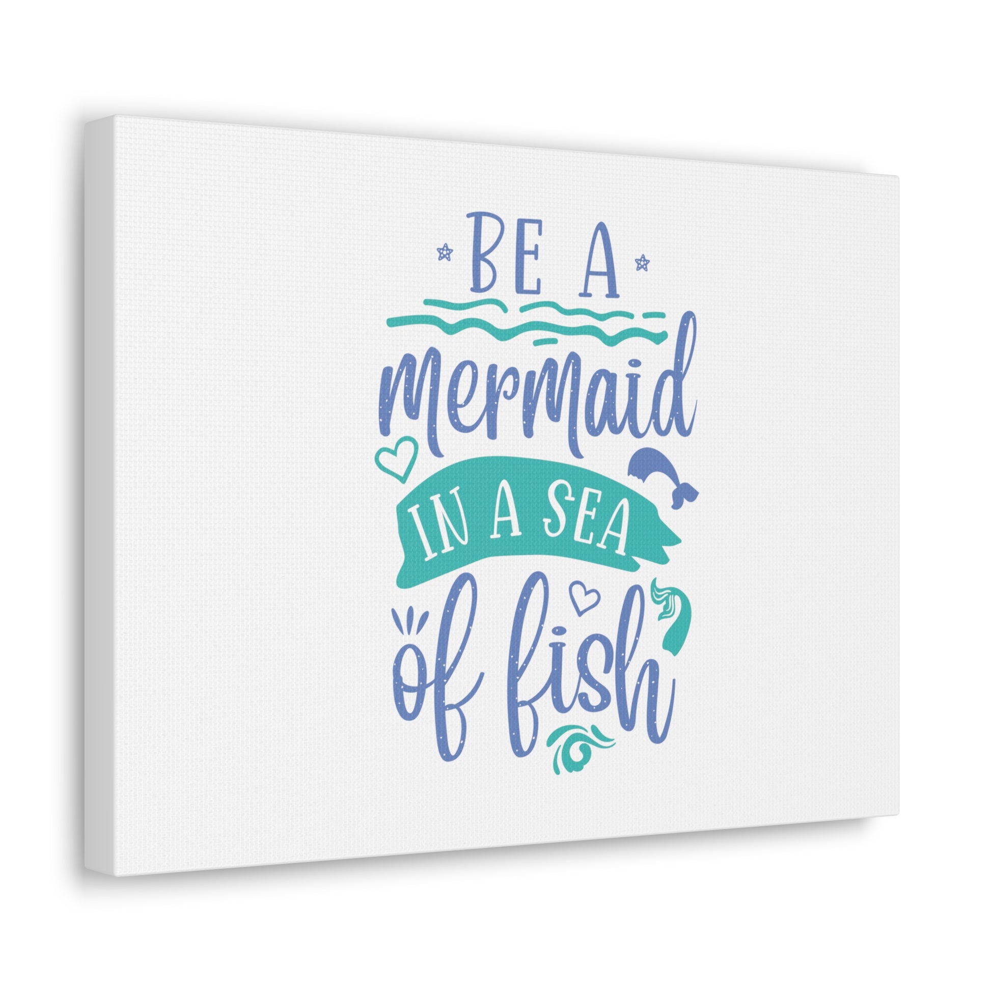 Be A Mermaid, Mermaid Wall Art, Coastal Mermaid Decor, Beach House Mermaid Signs, Nautical Mermaid Decor, Mermaid Nursery Wall Decor - SaviTraviDesigns