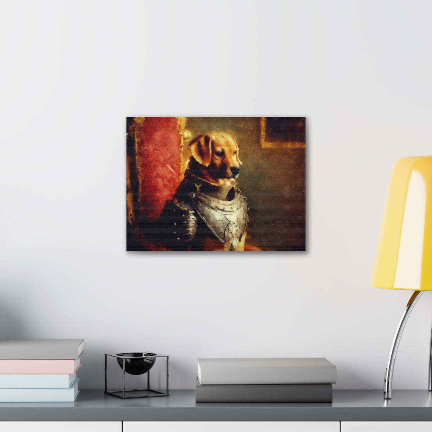 Fancy Dog, Canvas Dog Art, Dog Wall Art, Canine Canvas Art,Canvas Gallery Wraps, Pet Art, King Dog