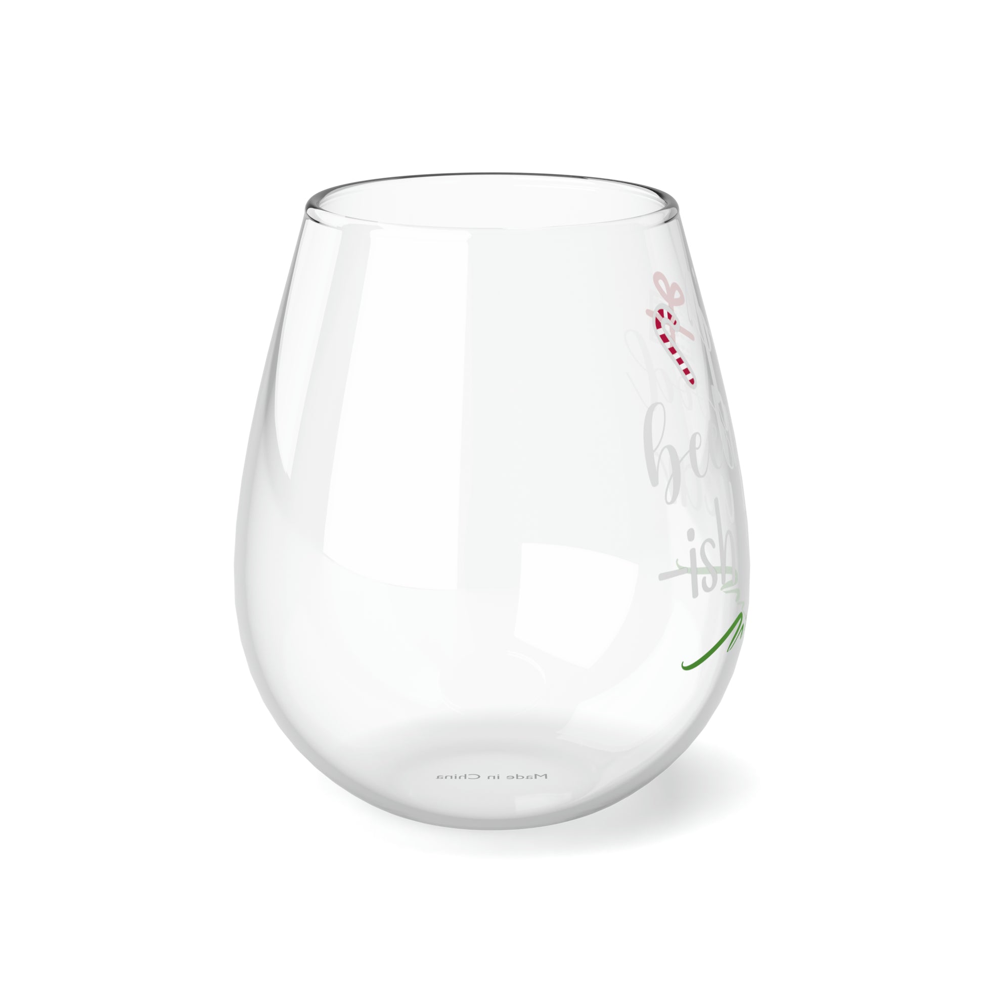 Been Goodish All Year, Wine Lover stemless, Unique stemless wine glass, Trendy wine glass, Wine glass gift, Stemless Wine Glass, 11.75oz - SaviTraviDesigns