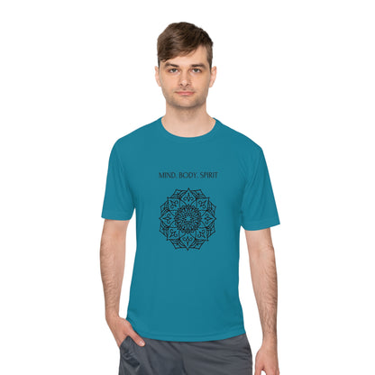 Mind Body Spirit Shirt, Graphic T-shirt, Moisture Wicking Tee