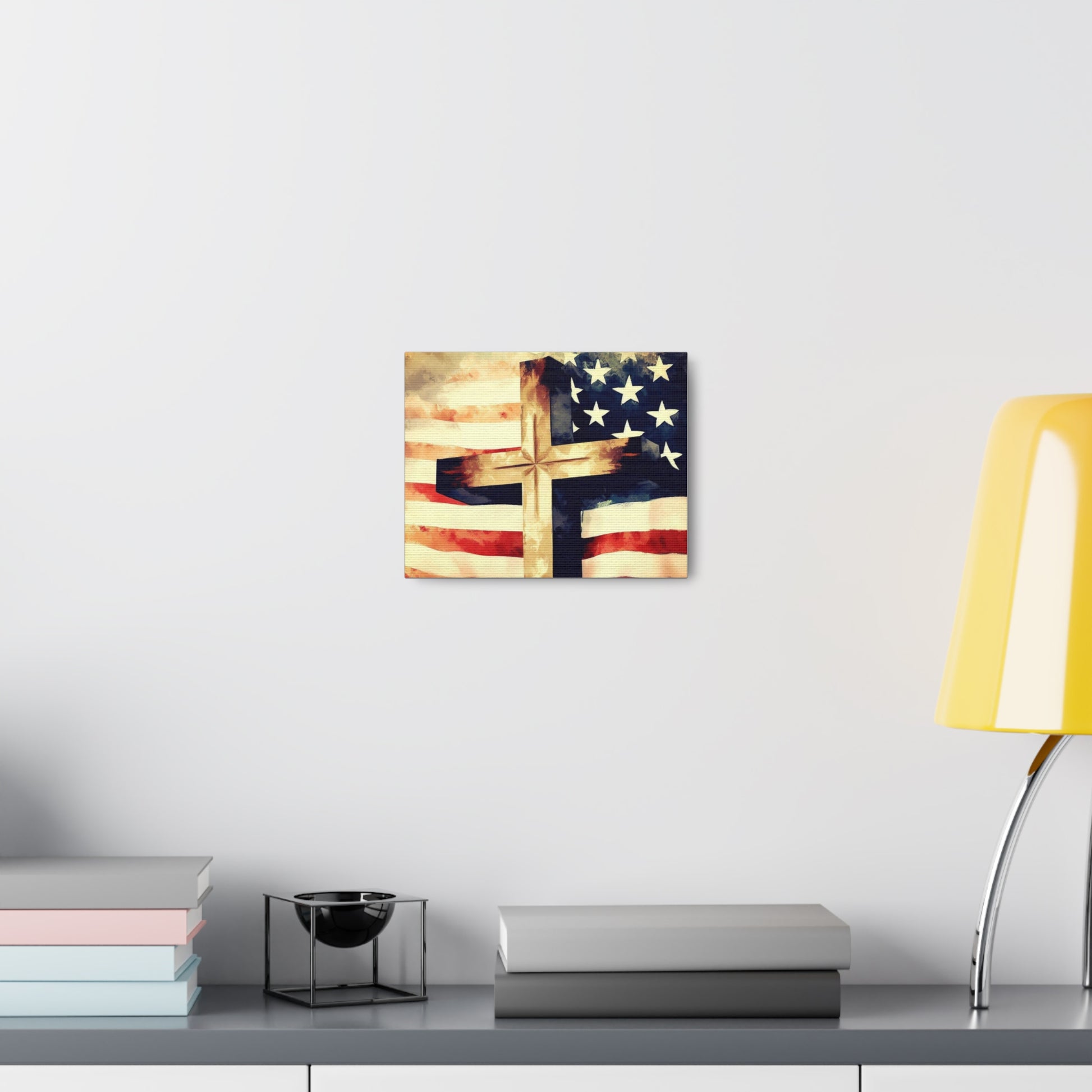 Christian wall art, Flag wall art, Canvas Gallery Wraps - SaviTraviDesigns