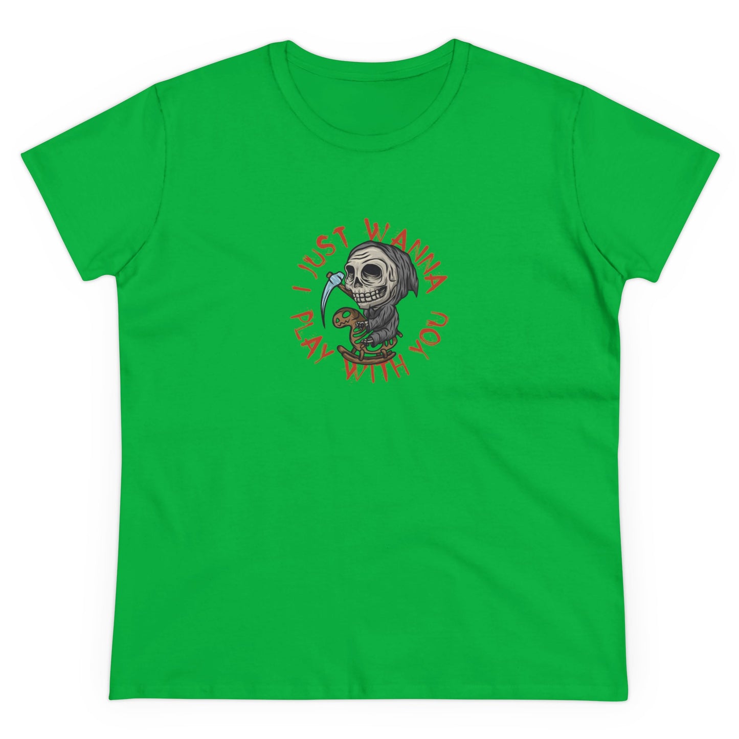 I Just Want To Play With You, Halloween Graphic Shirts, Spooky Halloween Shirts, Scary Halloween Shirt Designs, Cute Halloween Graphic Tees, Funny Halloween Shirt Ideas Irish Green