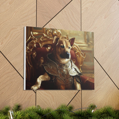 Fancy Dog, Canvas Dog Art, Dog Wall Art, Canine Canvas ArtCanvas Gallery Wraps - SaviTraviDesigns