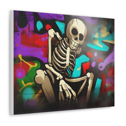 Halloween art, Skeleton canvas prints, Scary Halloween decor, Halloween home decor, Halloween wall, Gothic wall decor, Canvas Gallery Wraps - SaviTraviDesigns