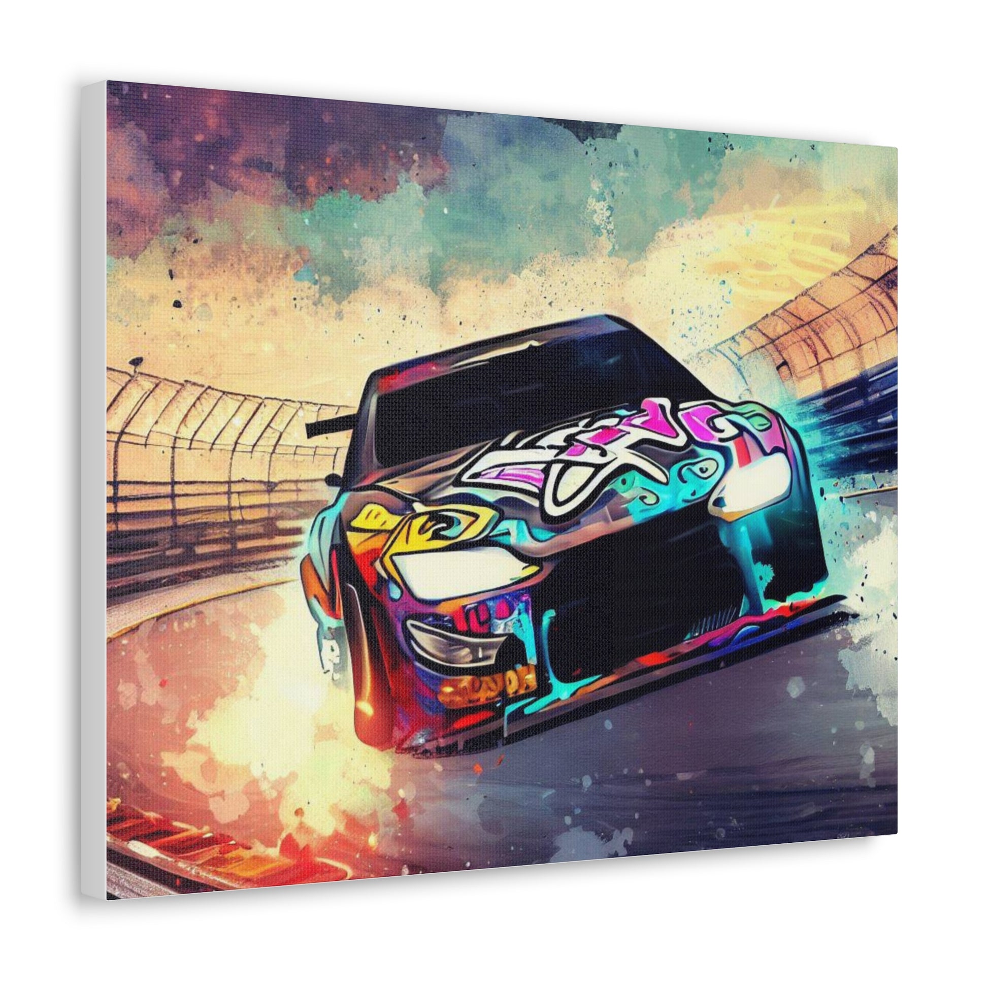 Street Racing, Nascar, Graffiti art prints, Street art canvas, Urban art decor, Graffiti-style wall art, Graffiti canvas prints, Street art posters - SaviTraviDesigns