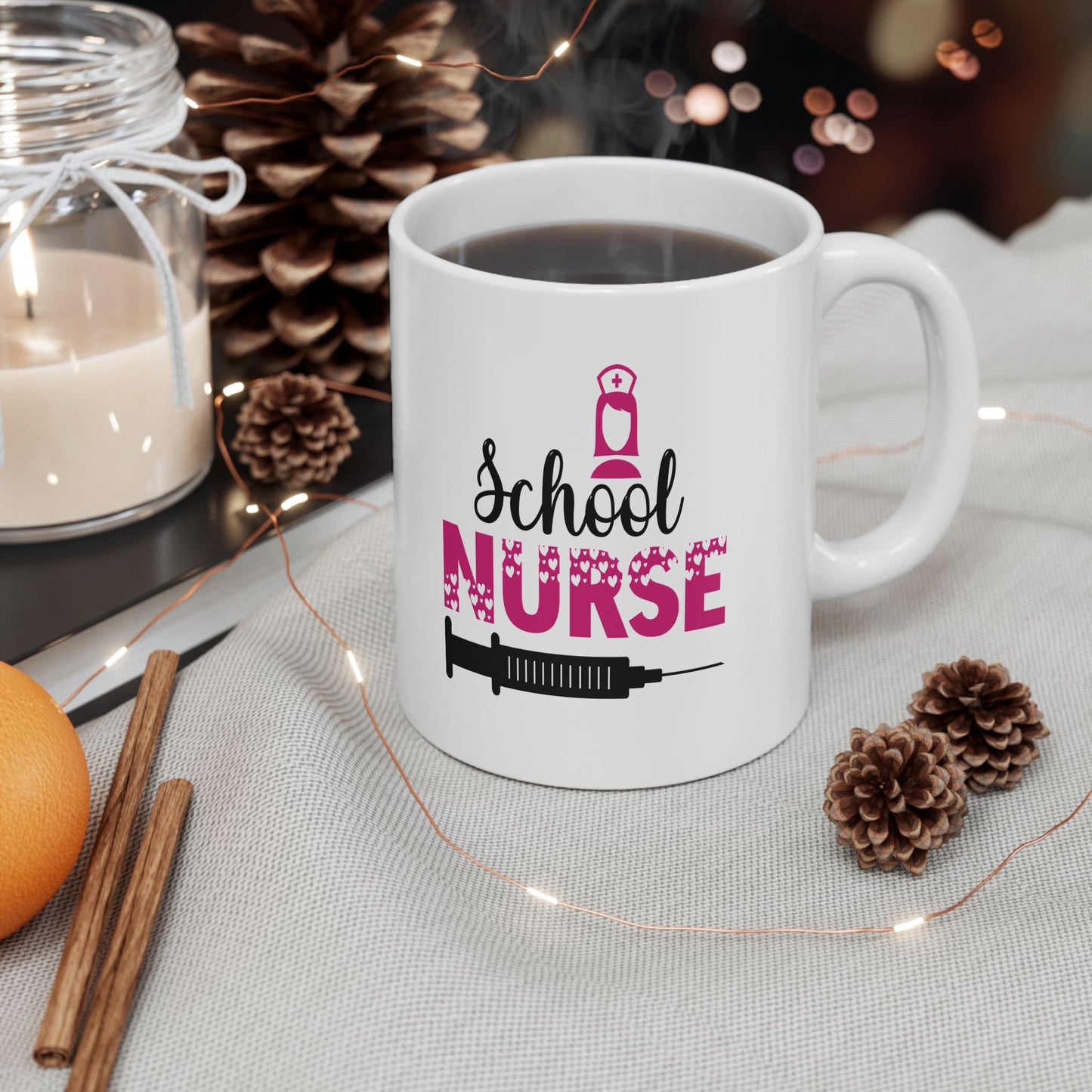 School Nurse Coffee Mug- 11oz