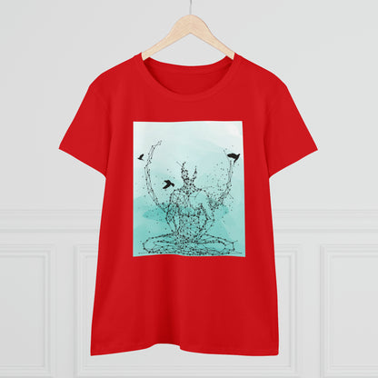 Meditation T-Shirts, Yoga Graphic Tees, Mindfulness Apparel, Zen T-Shirts, Spiritual Shirts, Chakra Tees, Womens T-Shirt